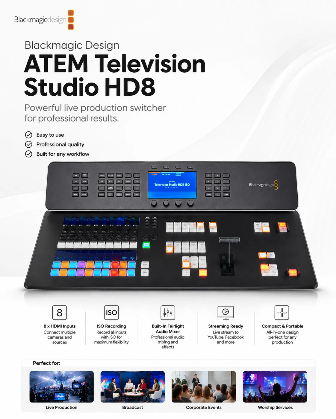Atem Television Studio HD8