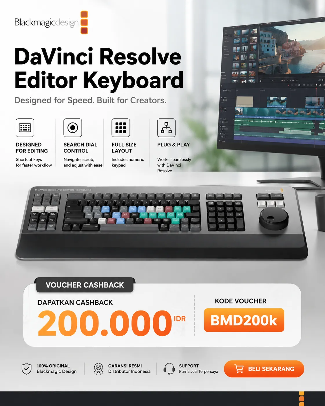 Davinci Resolve Editor Keyboard