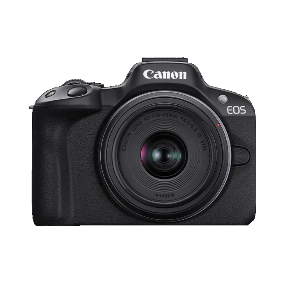 Canon EOS R50 Mirrorless Camera with 18-45mm Lens