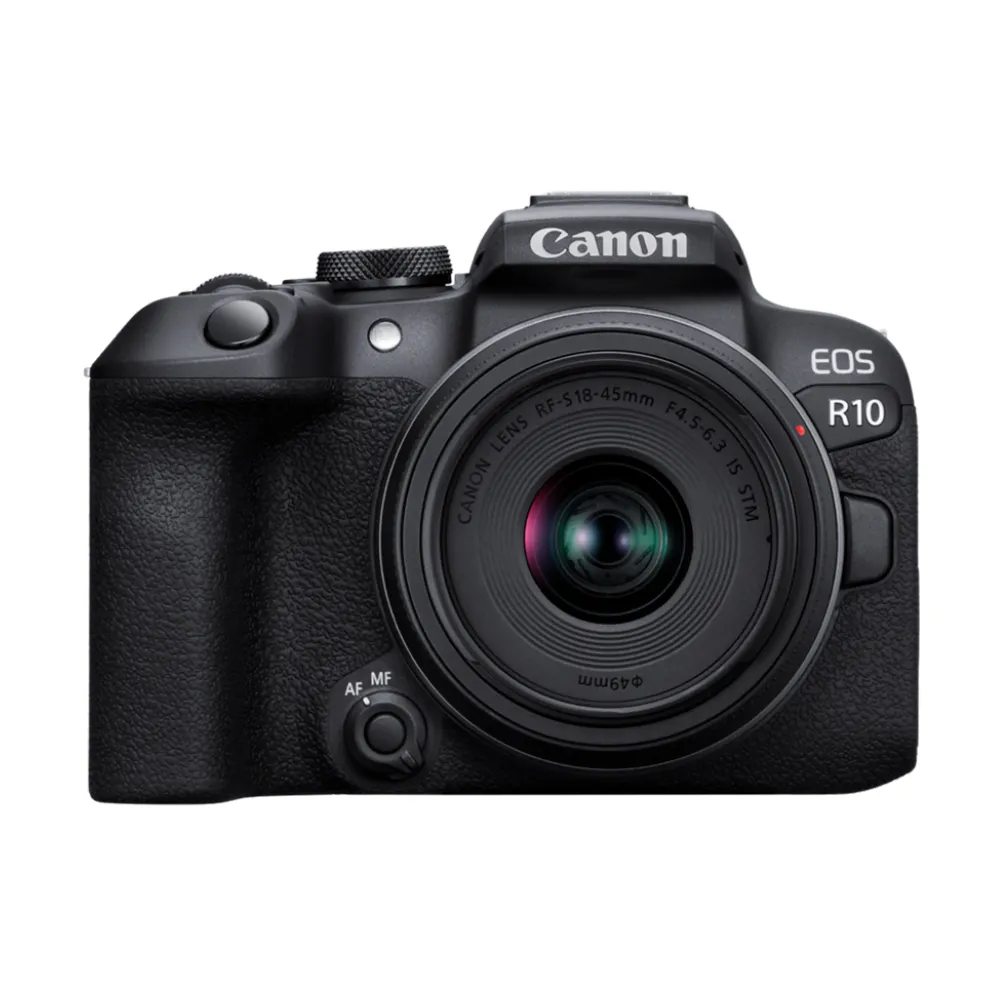 Canon EOS R10 Mirrorless Camera with 18-45mm Lens