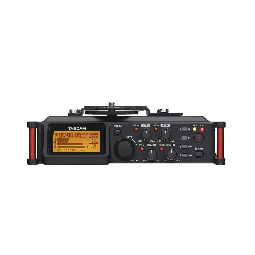 TASCAM DR-70D 6-Input / 4-Track Multi-Track Field Recorder