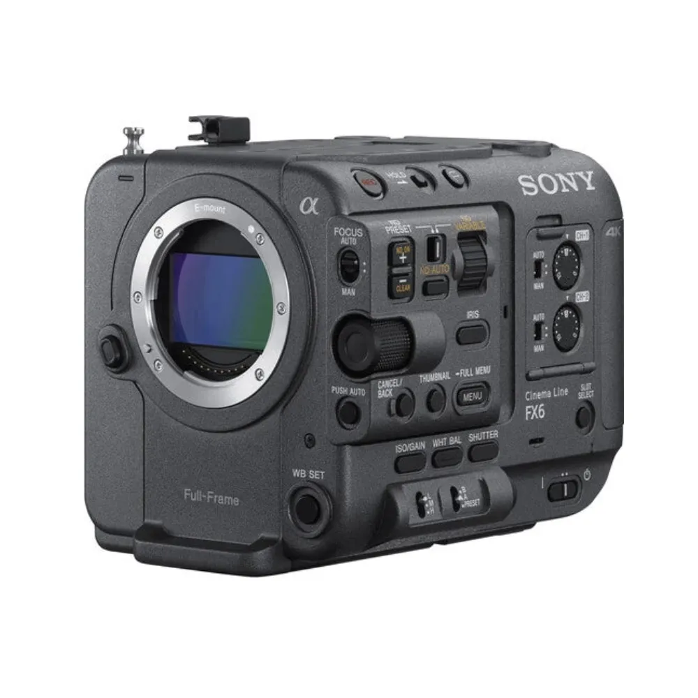 Sony FX6 Full-Frame Cinema Camera Body Only